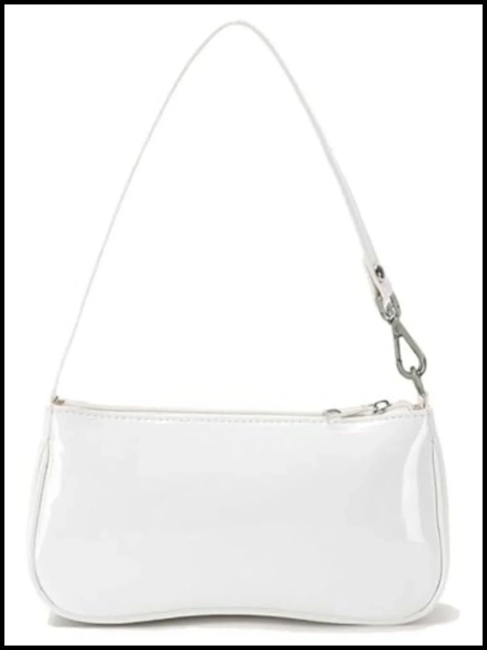 Patent Leather Evening Purse Shiny Clutch Mini Shoulder Bag